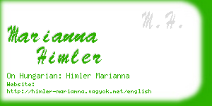 marianna himler business card
